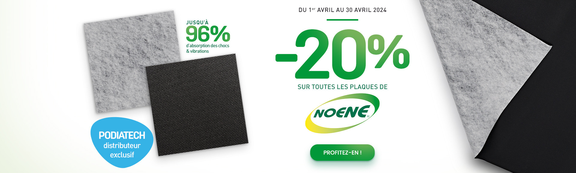 -20% sur les plaques de Noene jusqu'au 30 avril 2024